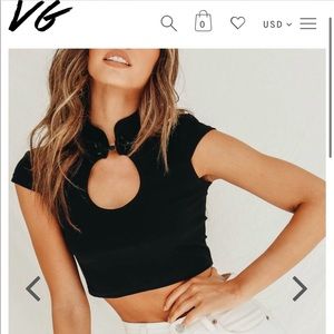 Verge Girl Black La Moda Top